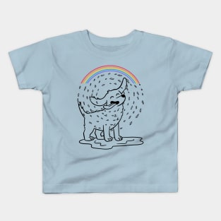 Dog Rainbow Kids T-Shirt